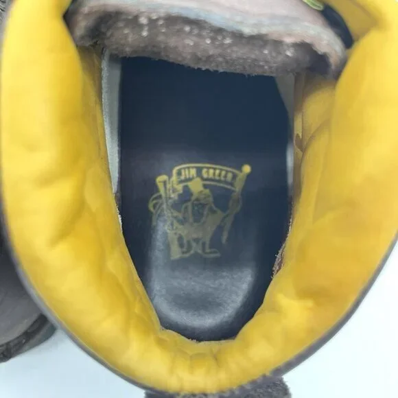 Jim Green Razorback Boots In Brown Men Size 7.5 - Picture 14 of 15